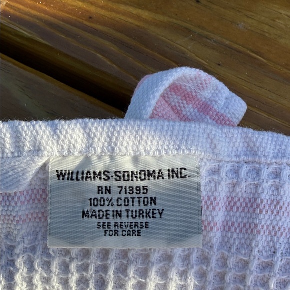 10 pieces of new Williams sonoma’s linen, 8 napkins 2 dishcloth - Picture 3 of 5